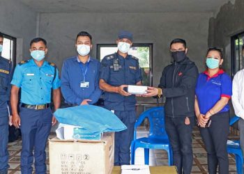 माया ब्रिटिस एजुकेशनद्वारा सामाजिक उत्तरदायित्व वहन गर्दै मास्क वितरण