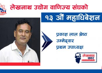 व्यवसायीक हक हित सुनिश्चत गर्न प्रथम उपाध्यक्षमा मेरो उम्मेदवारी : श्रेष्ठ