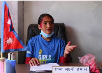 एक दिनका लागि २२ वर्षीया राज्यलक्ष्मीलाइ गाउँपालिका अध्यक्षमा नियुक्त