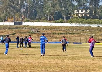 क्रिकेटरहरुको बन्द प्रशिक्षण सुरु, १४ खेलाडीमात्र उपस्थित