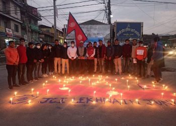 लेखनाथ जुनियर जेसीजको दिप प्रज्वलन