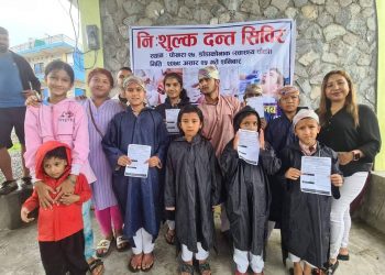 परमार्थनगर क्लव द्वारा निःशुल्क दन्त शिविर सम्पन्न