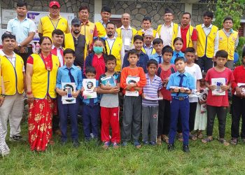 लायन्स क्लव लेखनाथ चौतारी सामाजिक कार्यमा