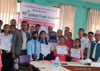 पुस्तकालय दिवसमा दीपशिखाको वक्तृत्वकला प्रतियोगिता