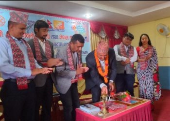 रोटरी रोट्याक्ट लेखनाथको शुभकामना आदान प्रदान