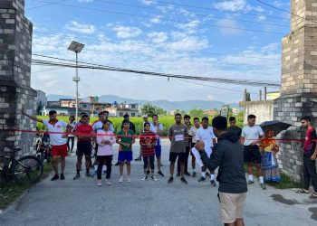 लक्ष्मी आदर्शको दोस्रो म्याराथन दौडमा रोहन र सृष्टि प्रथम