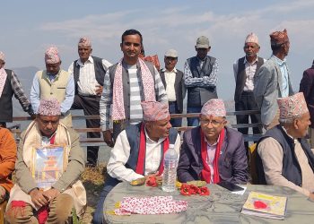 नगर प्रमुख वाट बेगनासकोट भैरव मन्दिरको समुद्घाटन