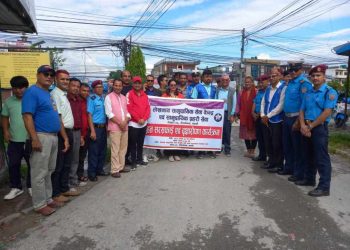 लेखनाथ सामुदायीक सेवा केन्द्रको सरसफाई एवं वृक्षारोपण