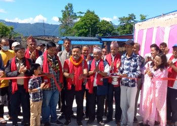 पोखरा–२६ सक्नेरीमा मिलिजुली मार्गको उद्घाटन