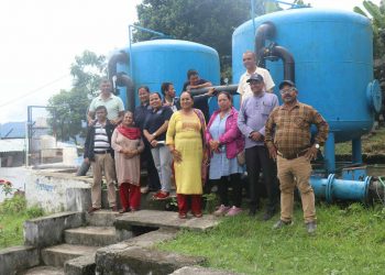 सुरक्षित खानेपानीको लागी अवलोकन भ्रमण