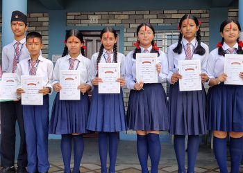 गोल्डेन नेचरमा हिज्जे प्रतियोगिता सम्पन्न