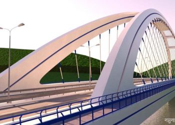 पोखरा मुग्लिन राजमार्ग : सेती नदीमा ‘सिग्नेचर’ पुल निर्माण सुरु