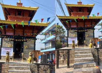 लेखनाथमा ३२५ वर्ष पुरानो भीमसेनथान पुनर्निर्माण