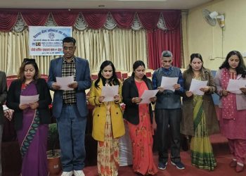 पेशागत विमा अधिकर्ता संघ लेखनाथमा नयाँ नेतृत्व