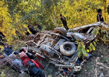 अर्घाखाँचीमा जीप दुर्घटना हुँदा दुई जनाको मृत्यु
