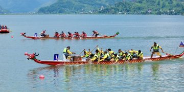बेगनासमा पहिलो पटक ड्रागन बोट रेस हुने