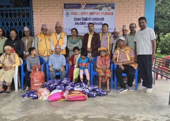 जन्मदिनको अवसरमा बृद्धाश्रमलाई सहयोग