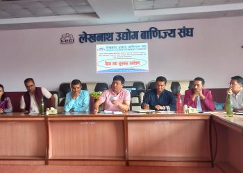 लेउवा संघद्धारा व्यवसायीहरुलाई क्यूआर कोड हस्तान्तरण