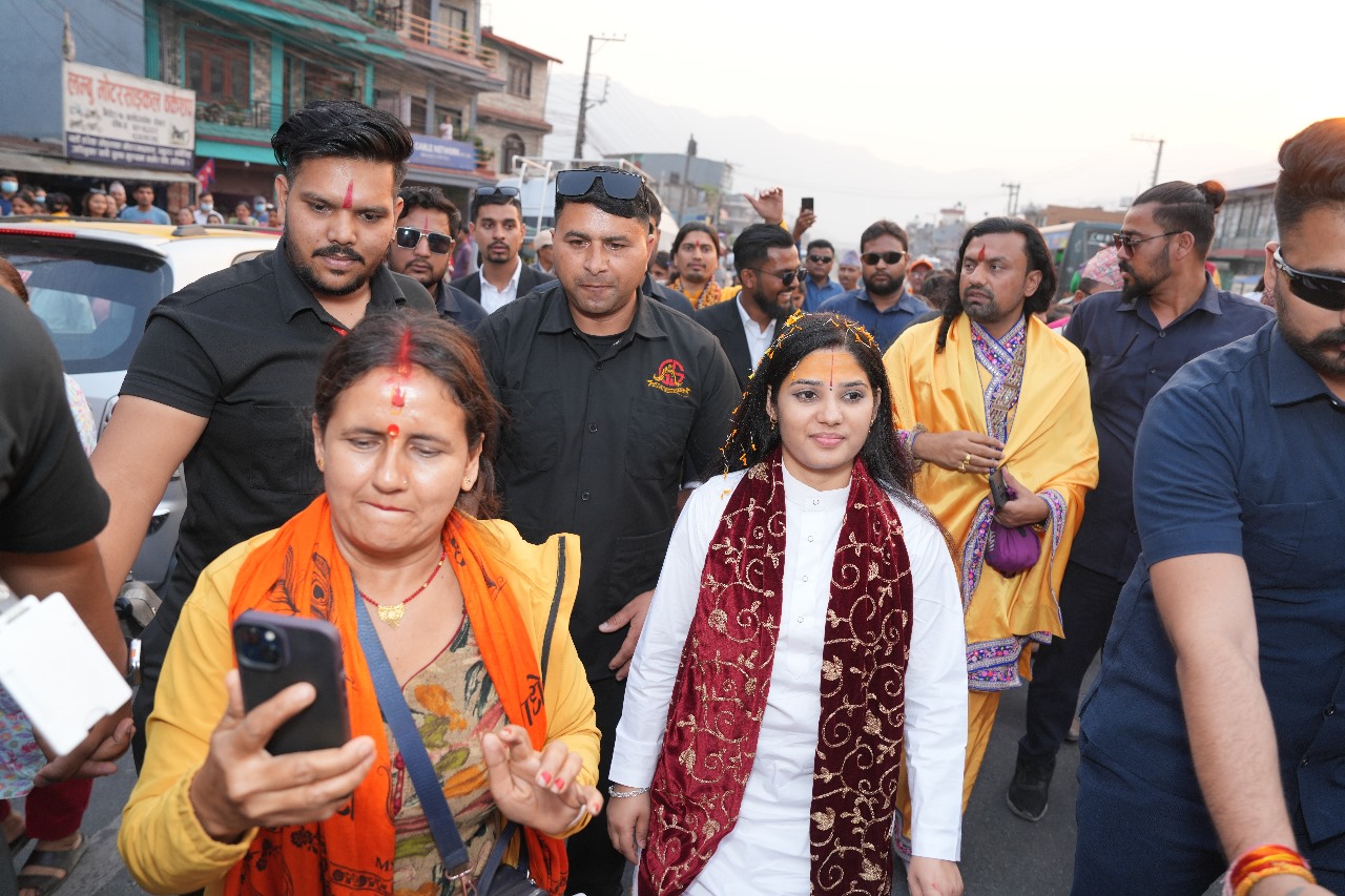 चर्चित कथा बाचिका देवी प्रतिभाजीको बिरौटा परिक्रमा, धार्मिक जागरणको सन्देश प्रवाह