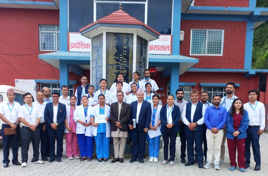 नर्सिङ स्वास्थ्यकर्मीलाई ९० दिनको हेमोडायलाइसिस तालिम