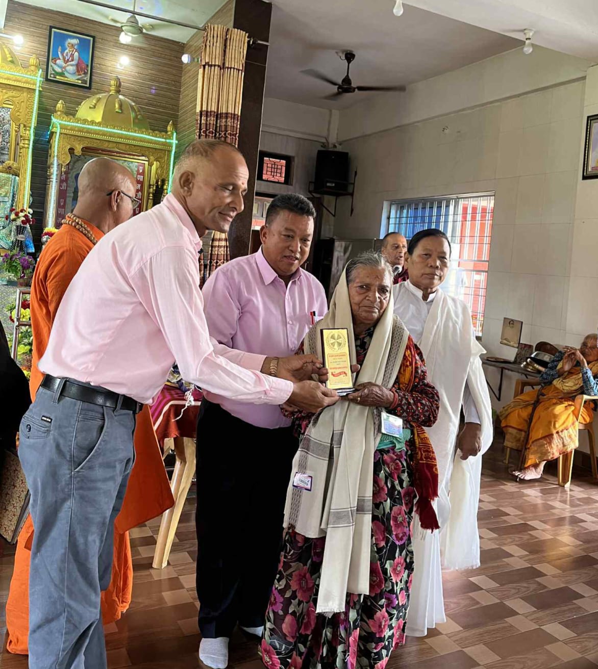 श्रीकृष्ण प्रणामीद्धारा जेष्ठ नागरिकको सम्मान